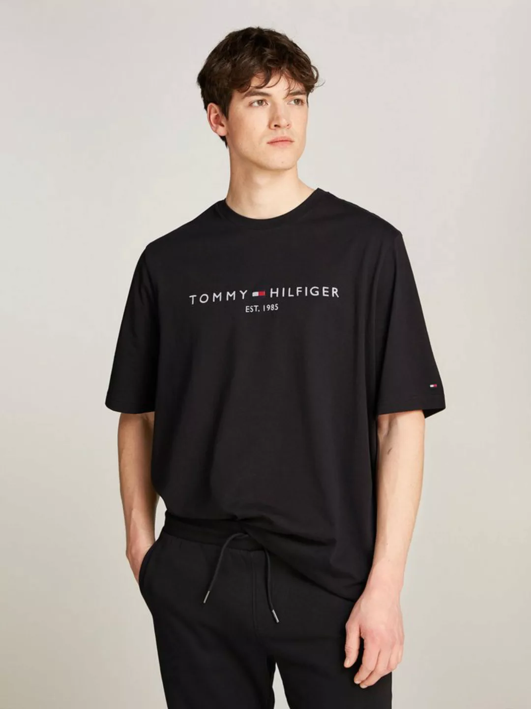 Tommy Hilfiger Big & Tall T-Shirt BT-TOMMY LOGO TEE-B günstig online kaufen