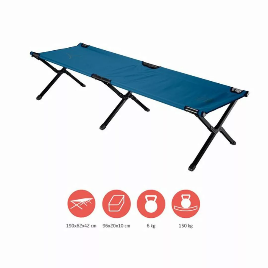 GRAND CANYON Feldbett Alu Feldbett Topaz M/L Camping Liege Gäste Klapp Bett günstig online kaufen