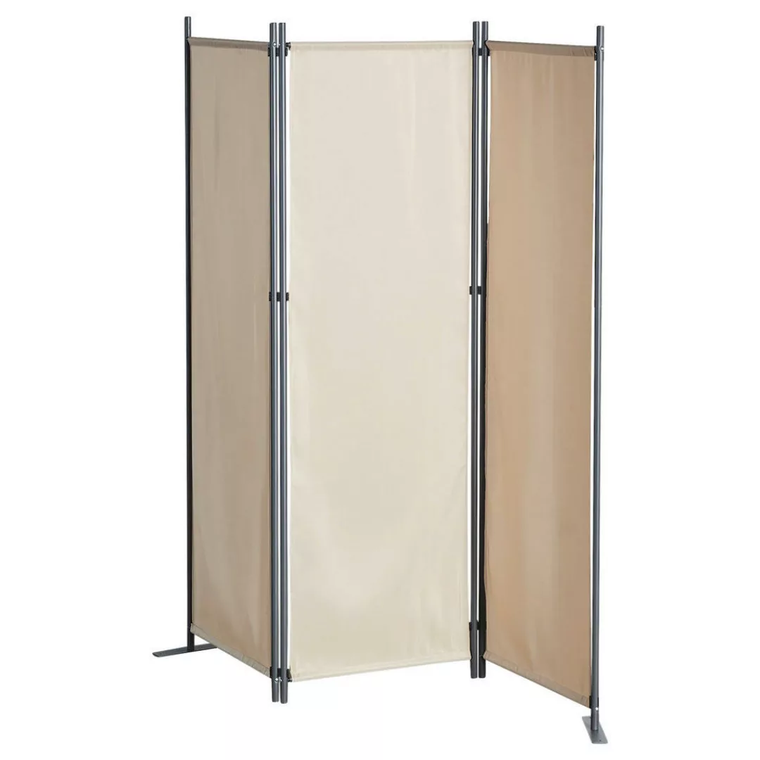 Grasekamp Paravent beige Stahl B/H: ca. 165x170 cm günstig online kaufen