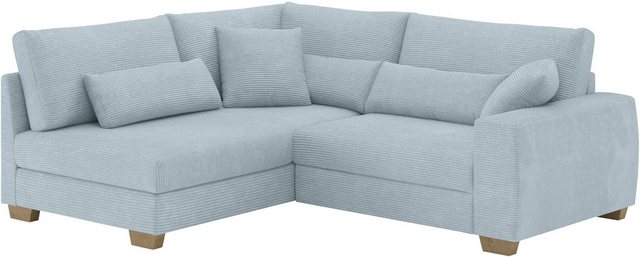 Home affaire Ecksofa DuraSpring, mit Taschenfederkern, bis 140 kg belastbar günstig online kaufen