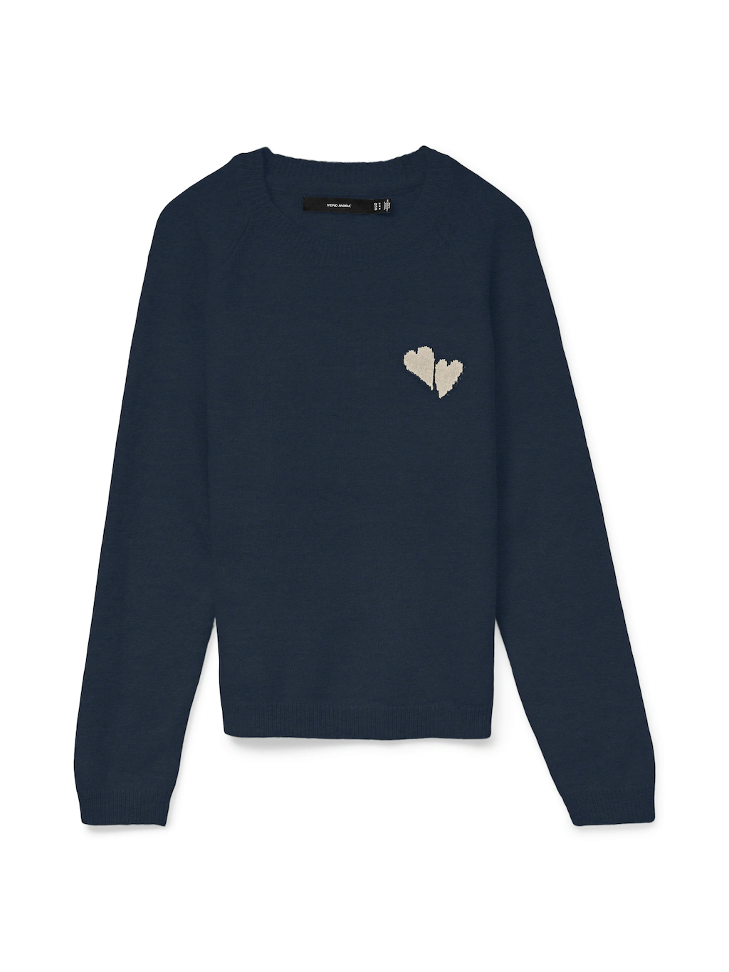 Vero Moda Strickpullover "VMBAM LS O-NECK PULLOVER BOO ENT" günstig online kaufen