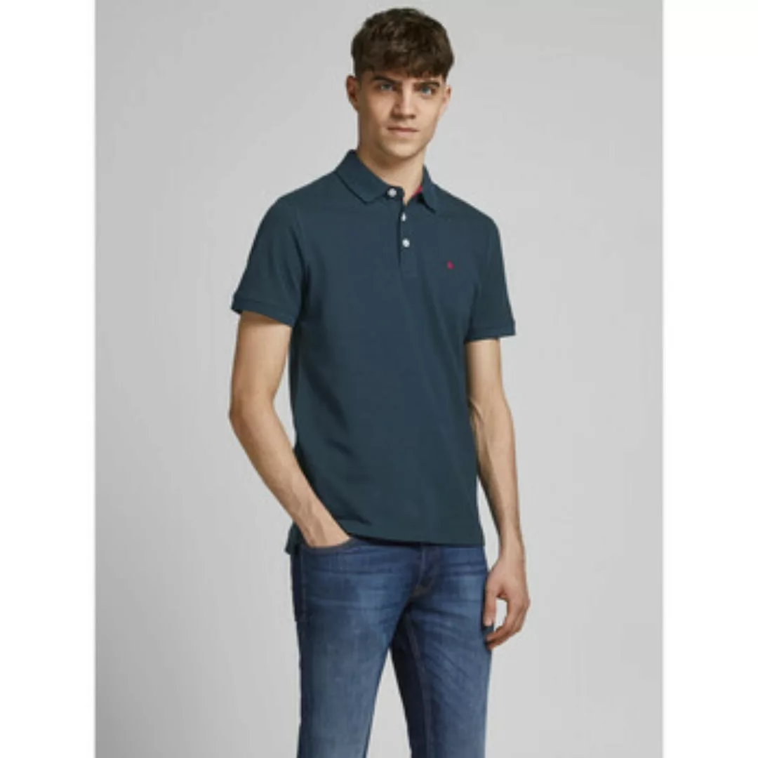 Jack & Jones Poloshirt Polo Shirt JJEPAULOS Sommer Hemd Kragen Pique Cotton günstig online kaufen