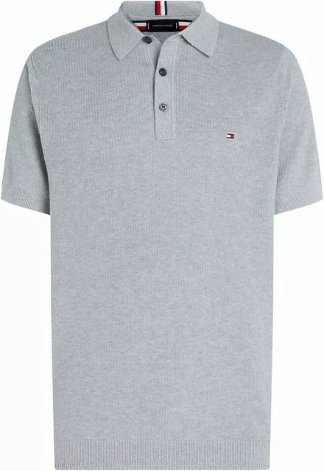 Tommy Hilfiger Poloshirt CHAIN RIDGE STRUCTURE SS POLO mit Logostickerei au günstig online kaufen