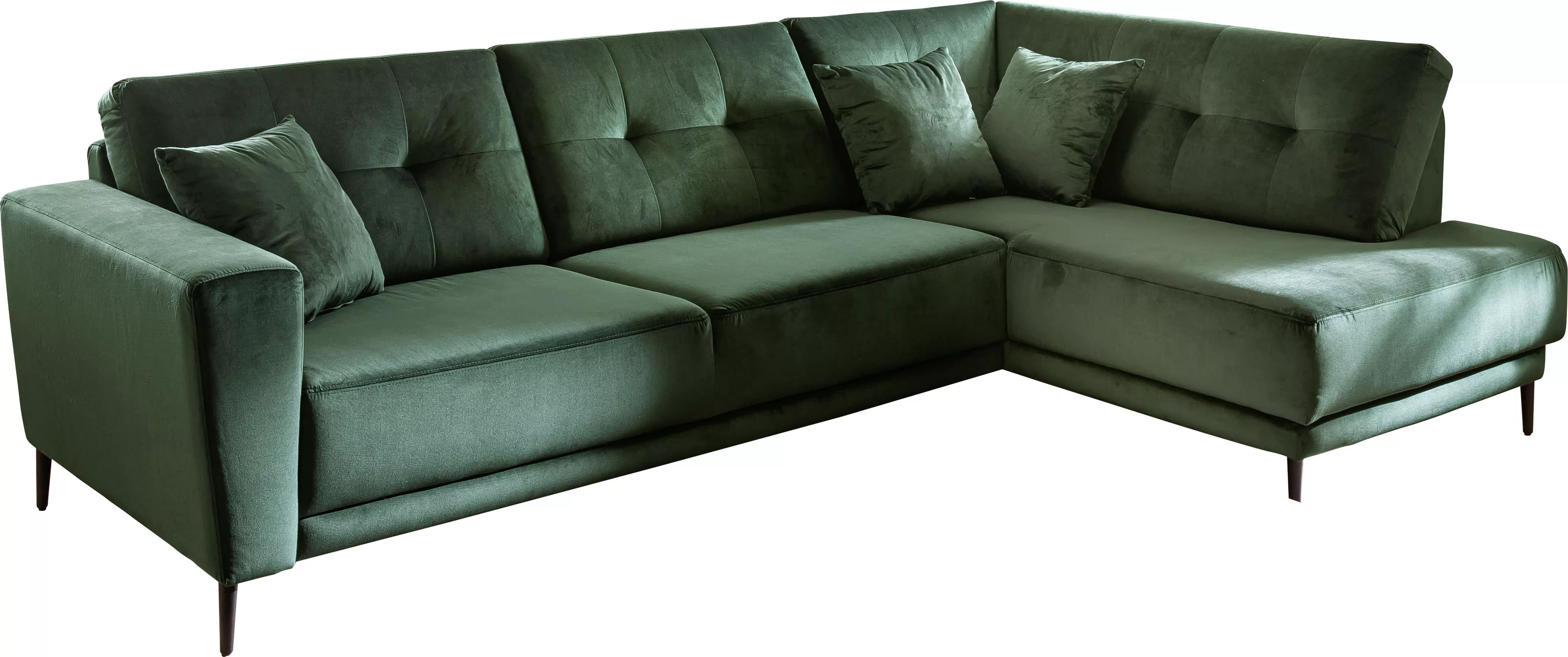 Trends by HG Polsterecke »Barcelona L-Form«, mit Metallfuss, frei im Raum s günstig online kaufen