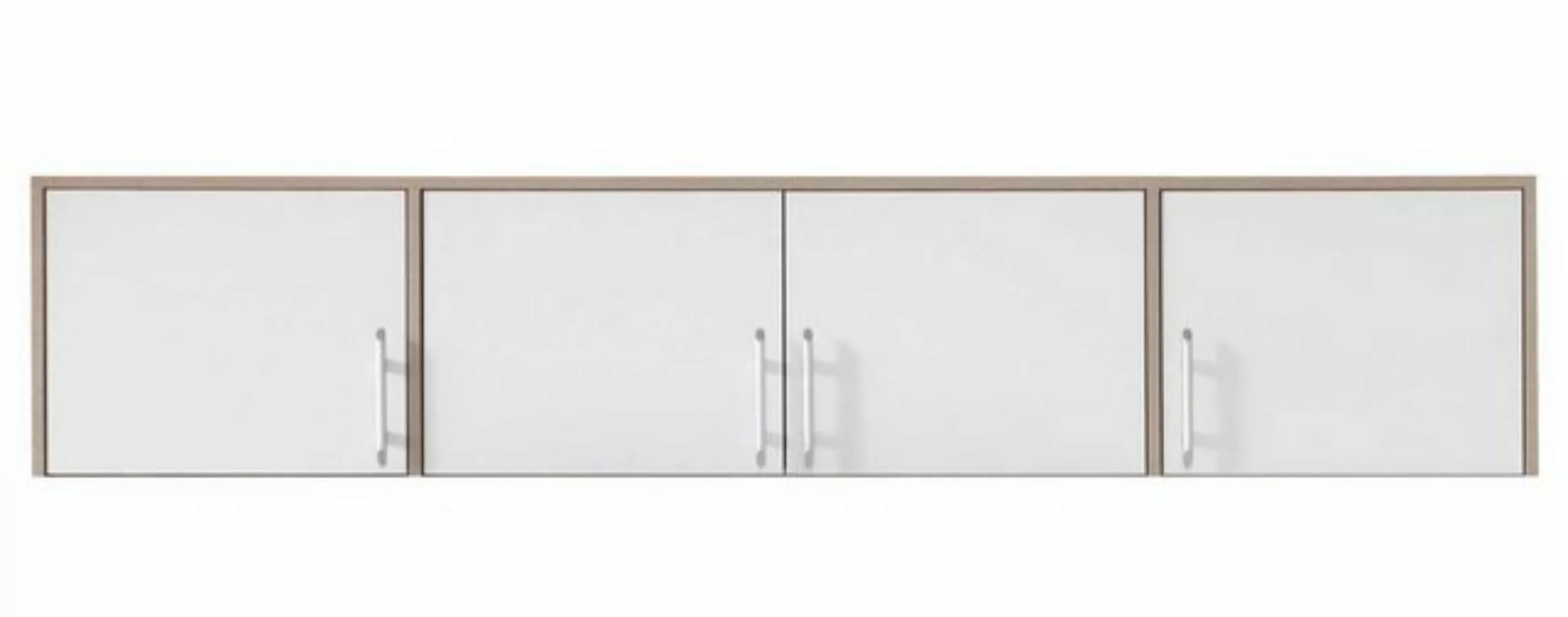 Feldmann-Wohnen Kleiderschrank Smart (1-St) 200x56x40cm Sonoma Eiche weiß 4 günstig online kaufen