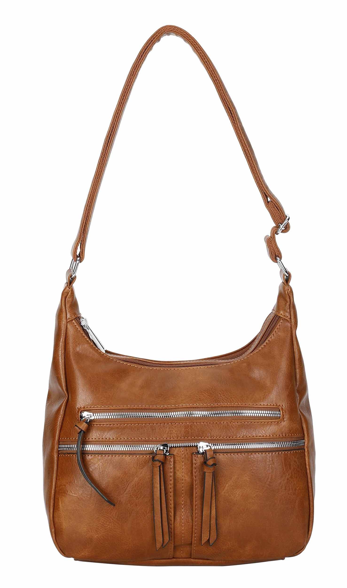 ITALYSHOP24 Schultertasche Damen Tasche Shopper Crossbody günstig online kaufen