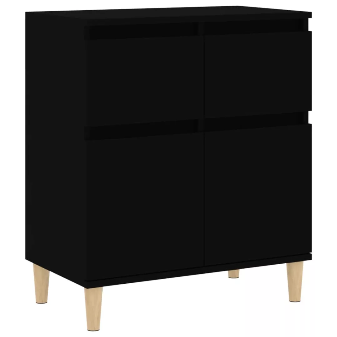 Vidaxl Sideboard Schwarz 60x35x70 Cm Holzwerkstoff günstig online kaufen