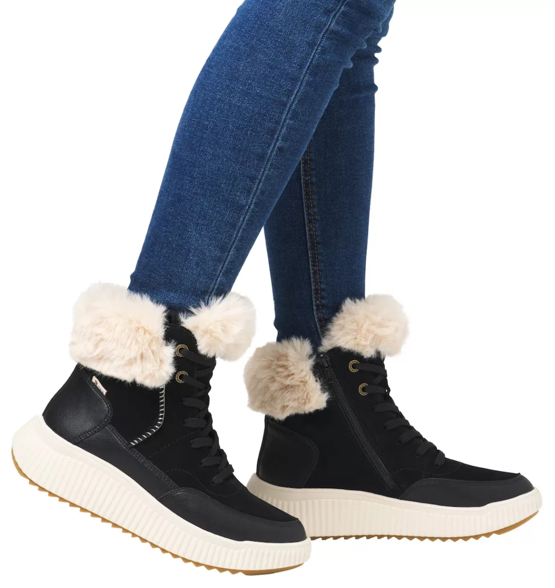 Rieker EVOLUTION Winterboots, Snowboots, Schnürstiefel in schmaler Form günstig online kaufen