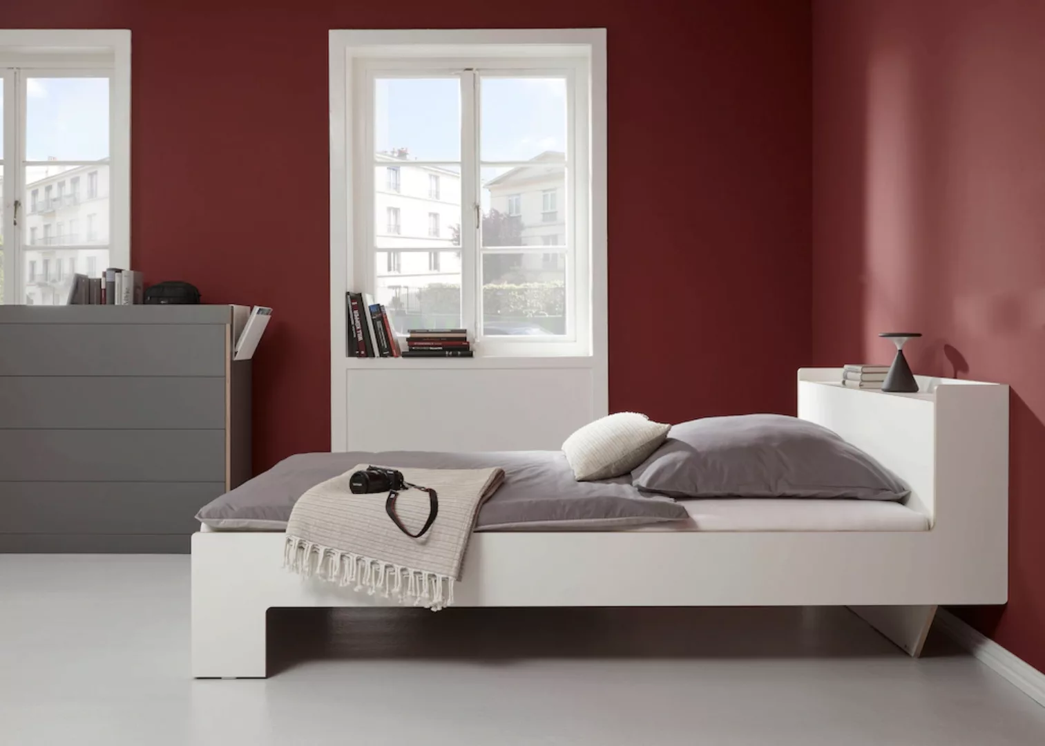 Müller SMALL LIVING Bett "NOOK", in vier Breiten, Design by Michael Hilgers günstig online kaufen