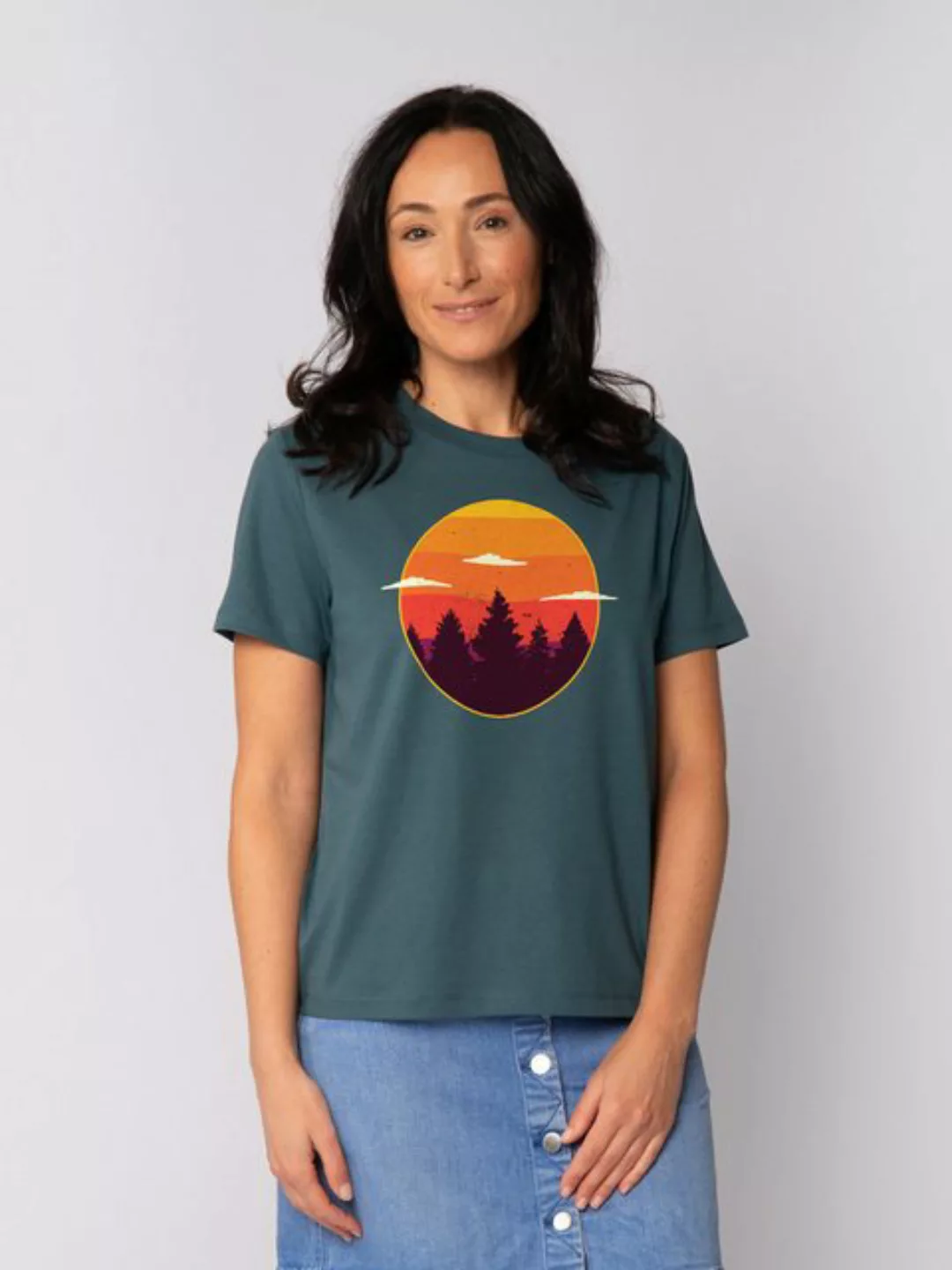 wat? Apparel T-Shirt Sunset forest günstig online kaufen