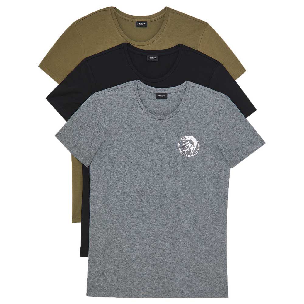Diesel Randal 3 Units Kurzärmeliges T-shirt M Green / Gray / Black günstig online kaufen