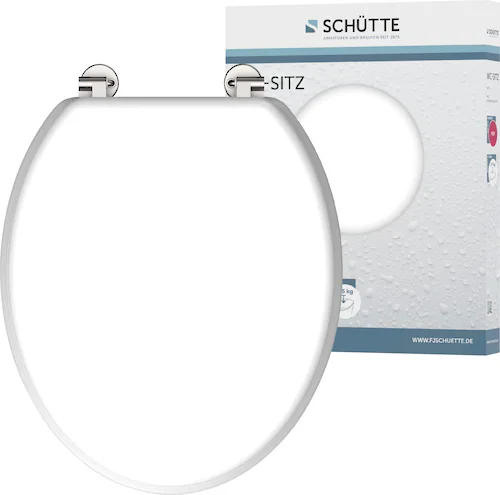 Schütte WC-Sitz, mit Holzkern, maximale Belastung der Klobrille 150 kg günstig online kaufen