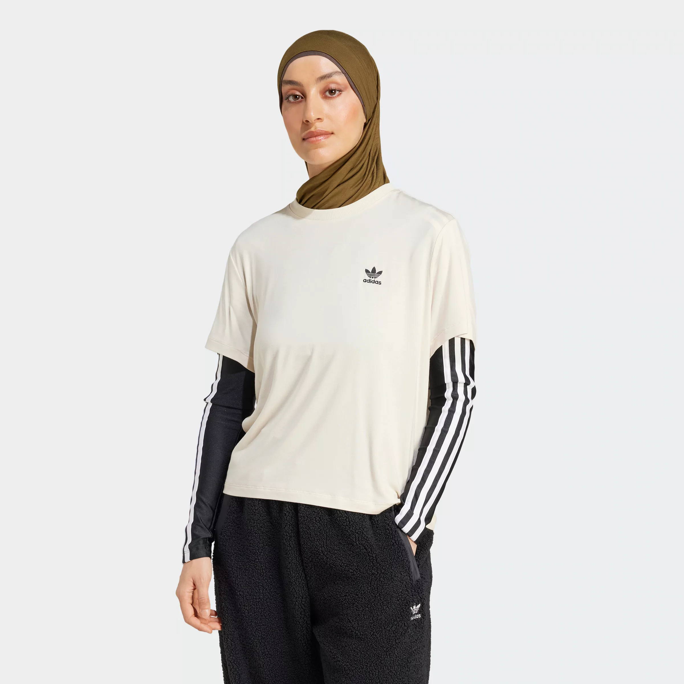 adidas Originals T-Shirt "TREFOIL TEE LEO" günstig online kaufen