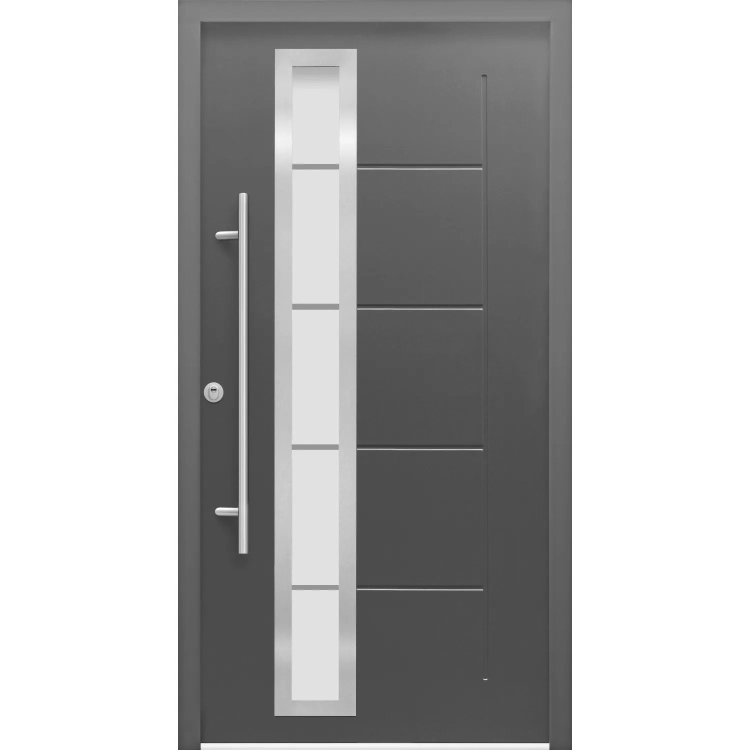 Sicherheits-Haustür ThermoSpace Prime Paris RC2 Komfort Anthrazit 110 x 210 günstig online kaufen