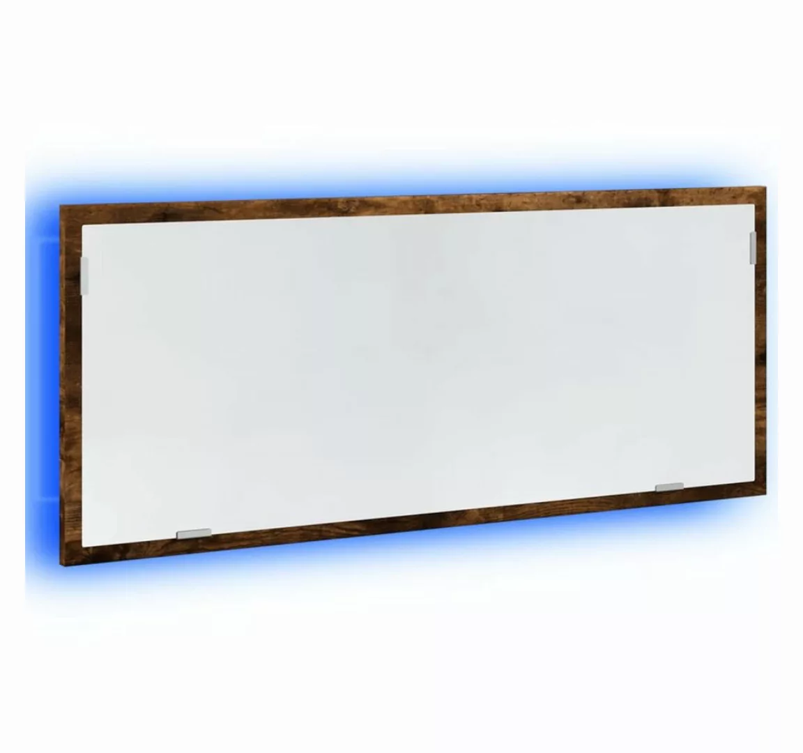 vidaXL Badezimmerspiegelschrank LED-Badspiegel Räuchereiche 100x8,5x37 cm H günstig online kaufen