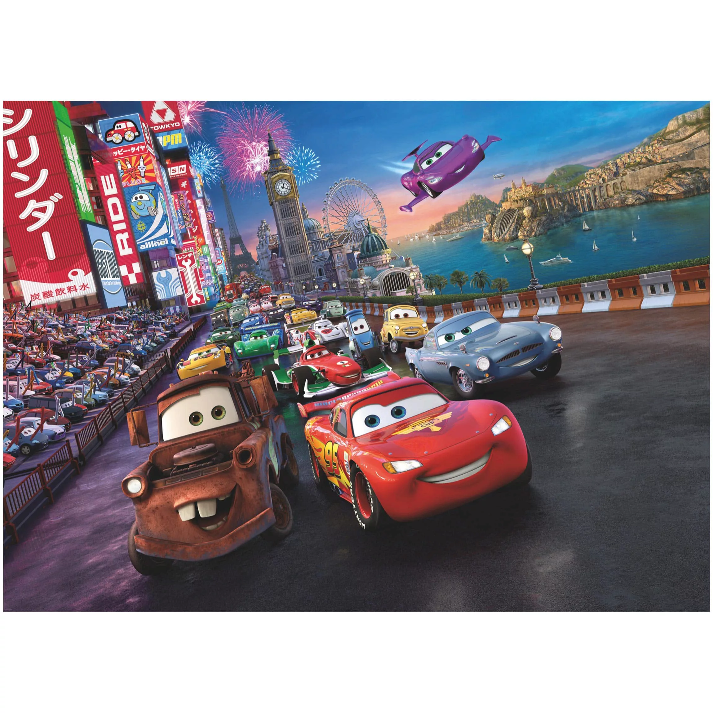 Komar Fototapete »Cars Race«, 254x184 cm (Breite x Höhe), inklusive Kleiste günstig online kaufen