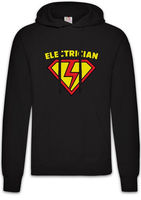 Urban Backwoods Hoodie Super Electrician Herren Hoodie Elektriker Volt Stro günstig online kaufen