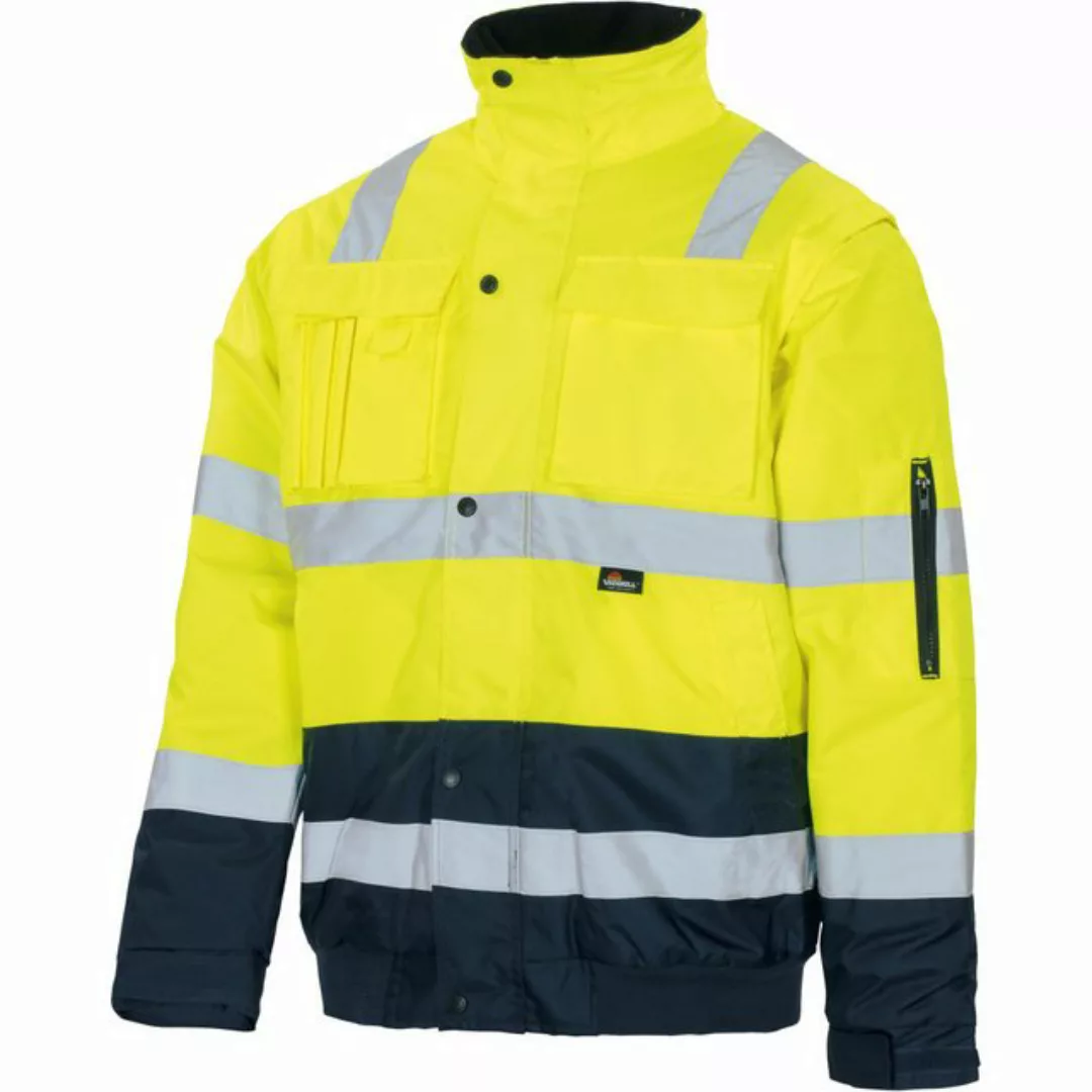 vizwell Warnschutz-Shirt Pilotenjacke 2in1 mit Schulterreflektorstreifen le günstig online kaufen