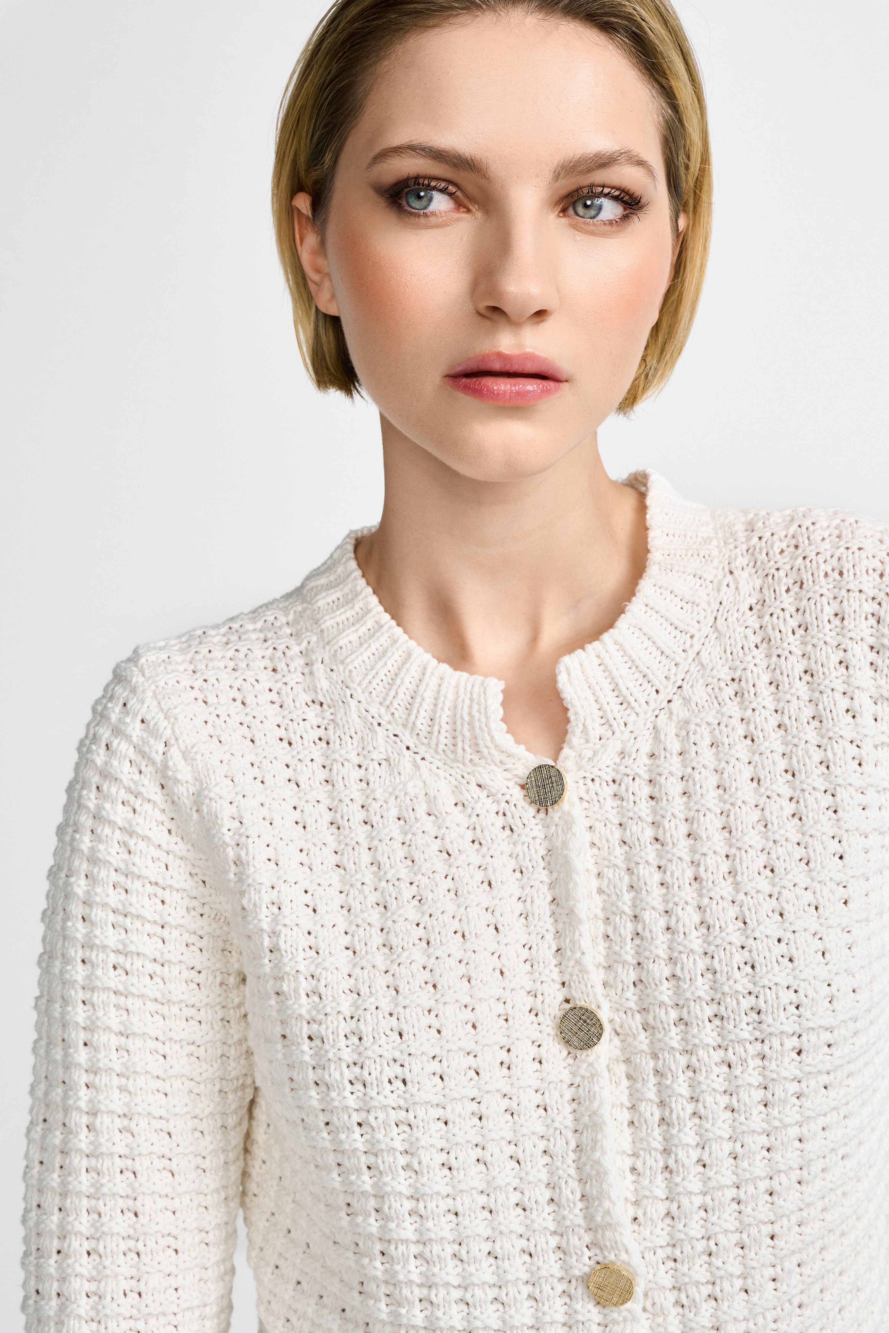 RICHROYAL Strickjacke Mit goldenem Effektgarn an günstig online kaufen