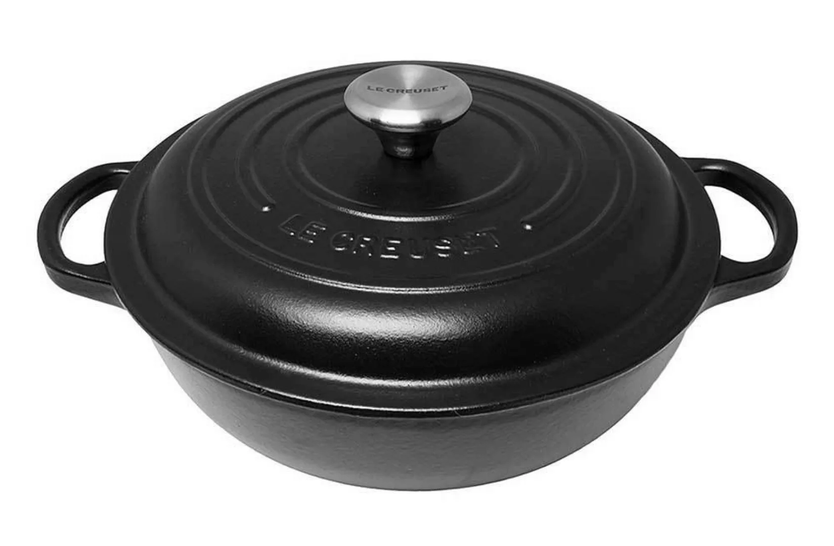 Le Creuset Stew Pot Signature Gusseisen Bräter Schwarz 22cm günstig online kaufen