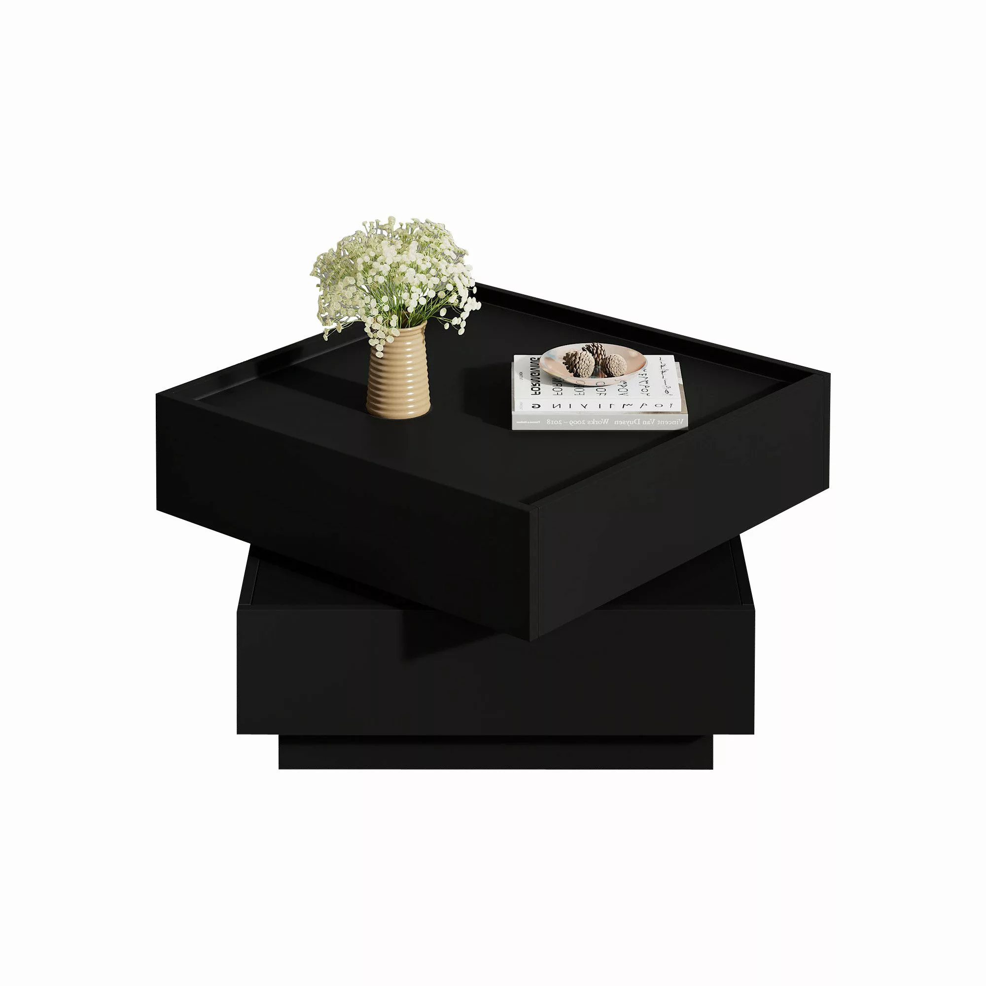 MODFU Couchtisch 360° drehbare Tischplatte (Satztisch, günstig online kaufen