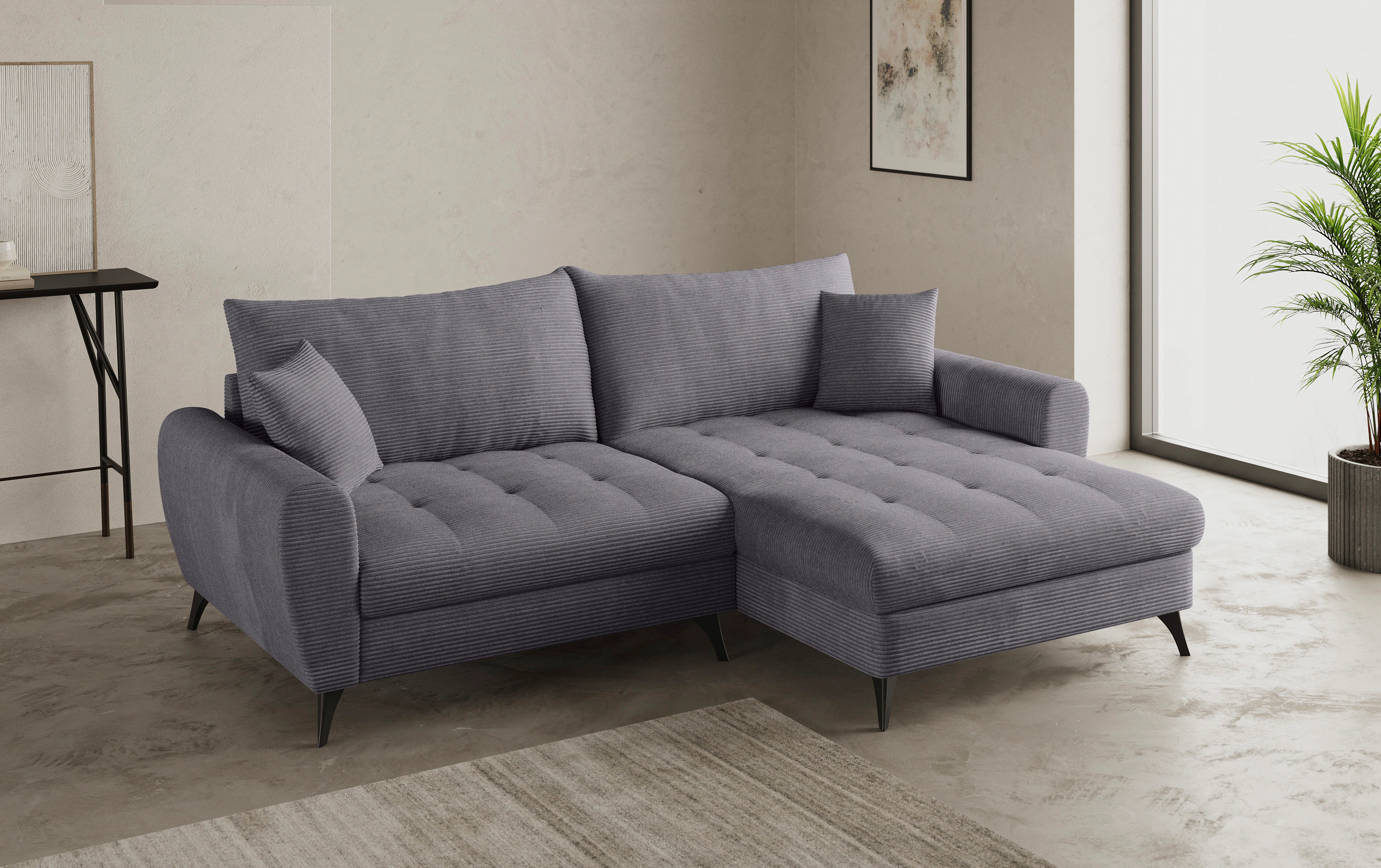 Home affaire Ecksofa "Blackburn II, L-Form", Mit Kaltschaumpolsterung bis 1 günstig online kaufen