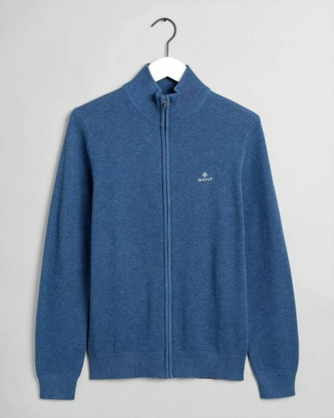 Gant Strickjacke COTTON PIQUE ZIP CARDIGAN günstig online kaufen