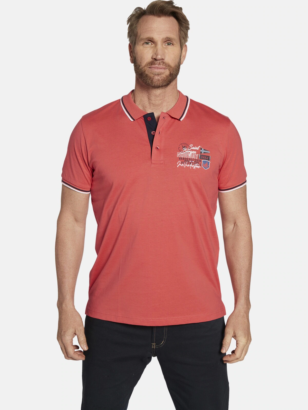 Jan Vanderstorm Poloshirt "Poloshirt STEIVAN" günstig online kaufen