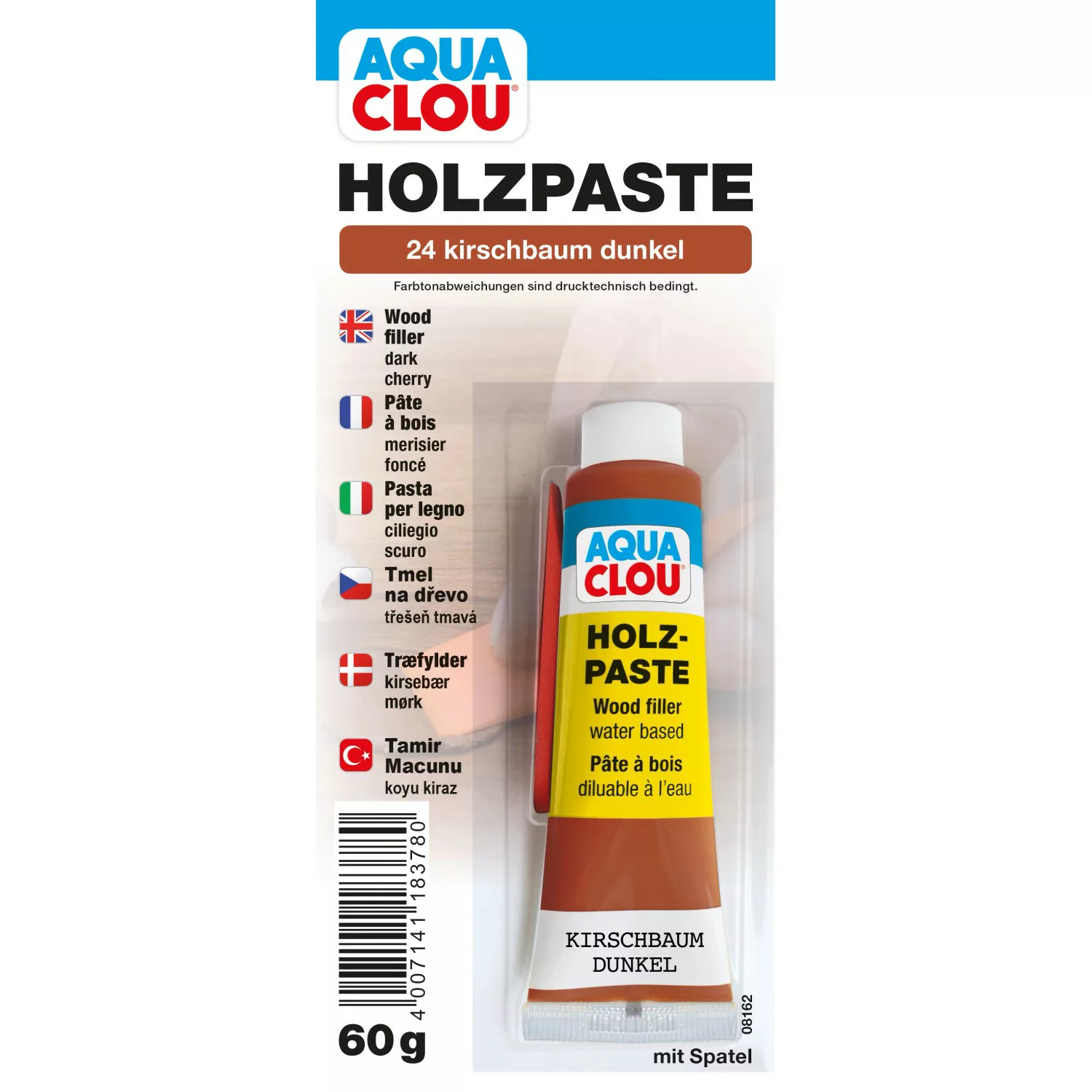 Clou Holzpaste wasserverdünnbar Kirschbaum Dunkel 60 g günstig online kaufen