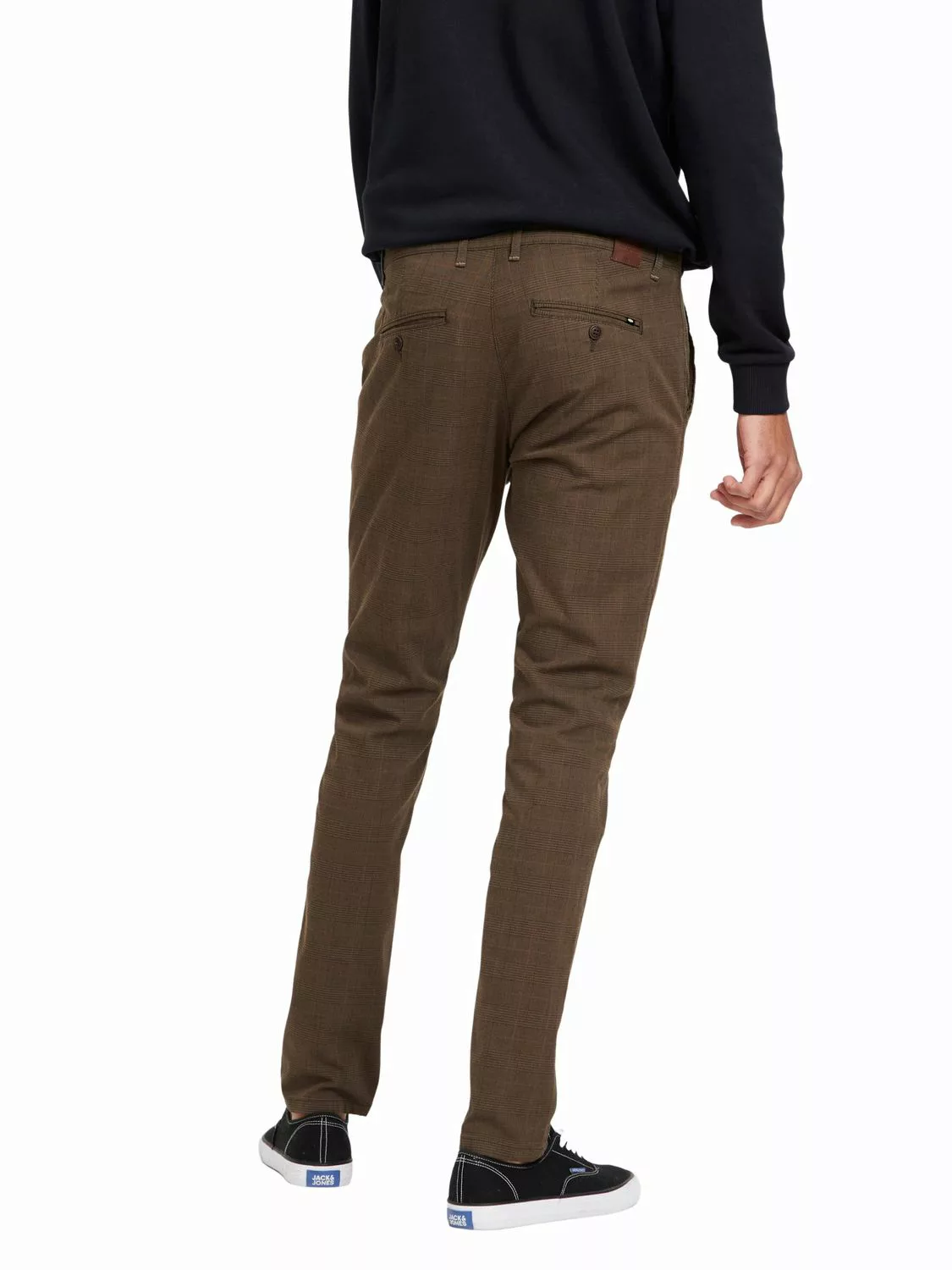 Cross Jeans Herren SLIM TAPERED CHINO Hose Tapered Fit Braun Mink günstig online kaufen