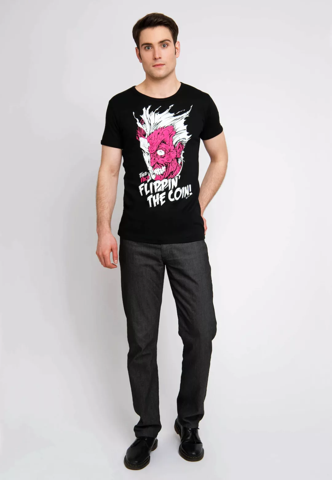 LOGOSHIRT T-Shirt "Two Face - Flippin The Coin" günstig online kaufen
