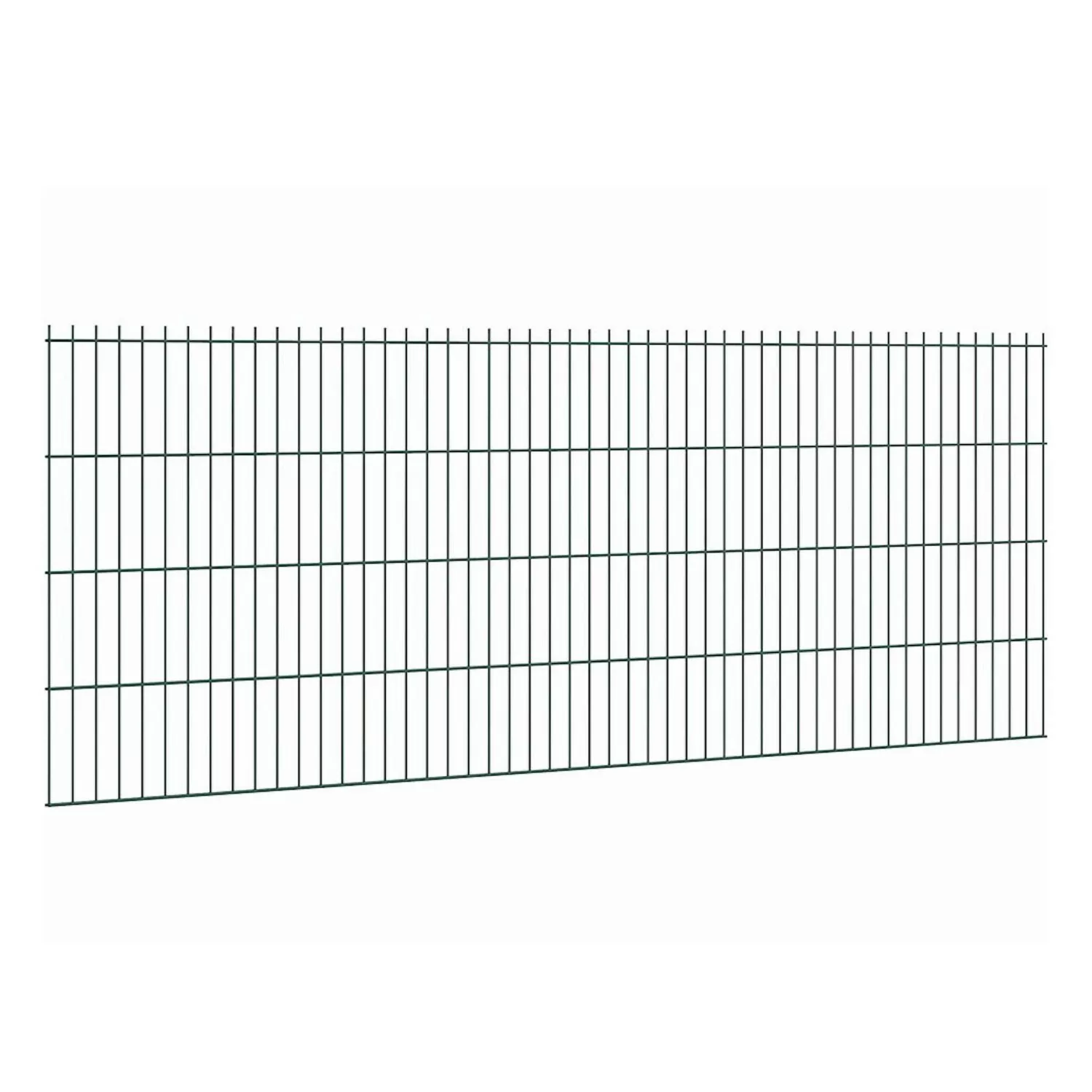 Doppelstabmattenzaun Stärke 6/5/6 Grün 83 x 251 cm günstig online kaufen