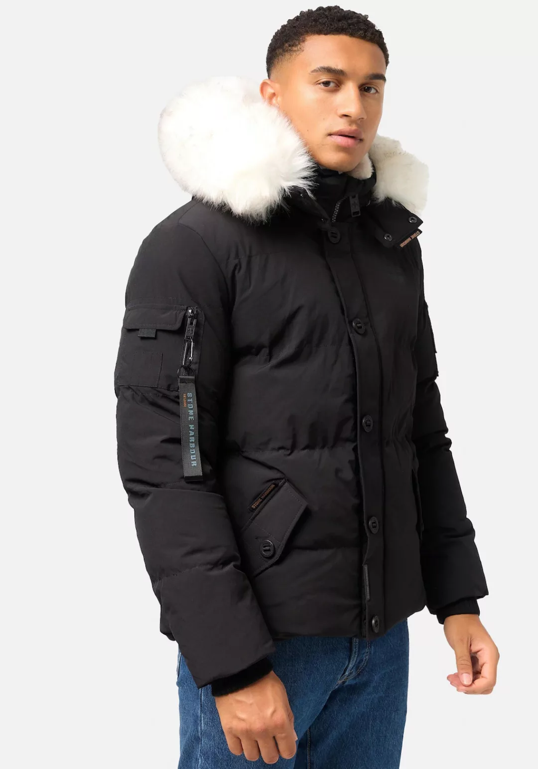 Stone Harbour Winterjacke "Halvaar", mit Kapuze, stylischer Winterparka mit günstig online kaufen