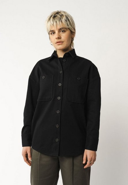 MELA Langarmhemd Overshirt Style esha Aufgesetzte Brusttasche günstig online kaufen