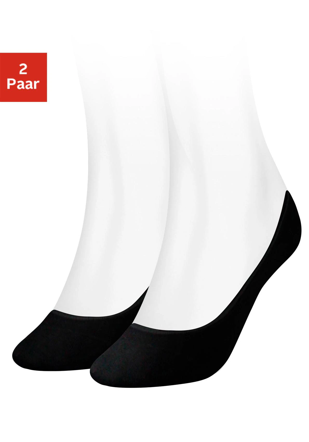 Tommy Hilfiger Füßlinge "TH WOMEN FOOTIE INVISIBLE 2P", (2 Paar, 2 Paar), m günstig online kaufen
