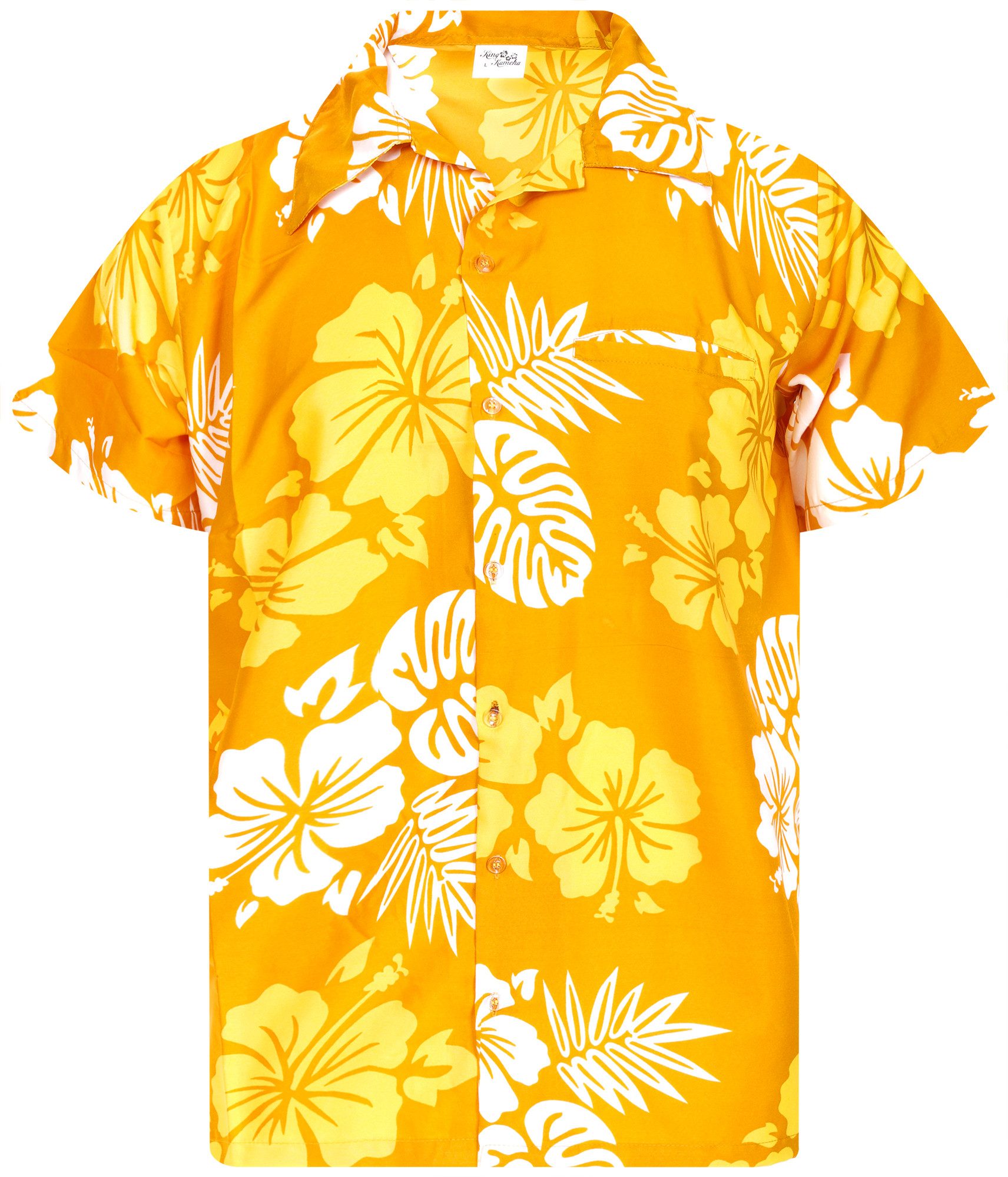 King Kameha Hawaiihemd Mono Hibiscus Funky günstig online kaufen