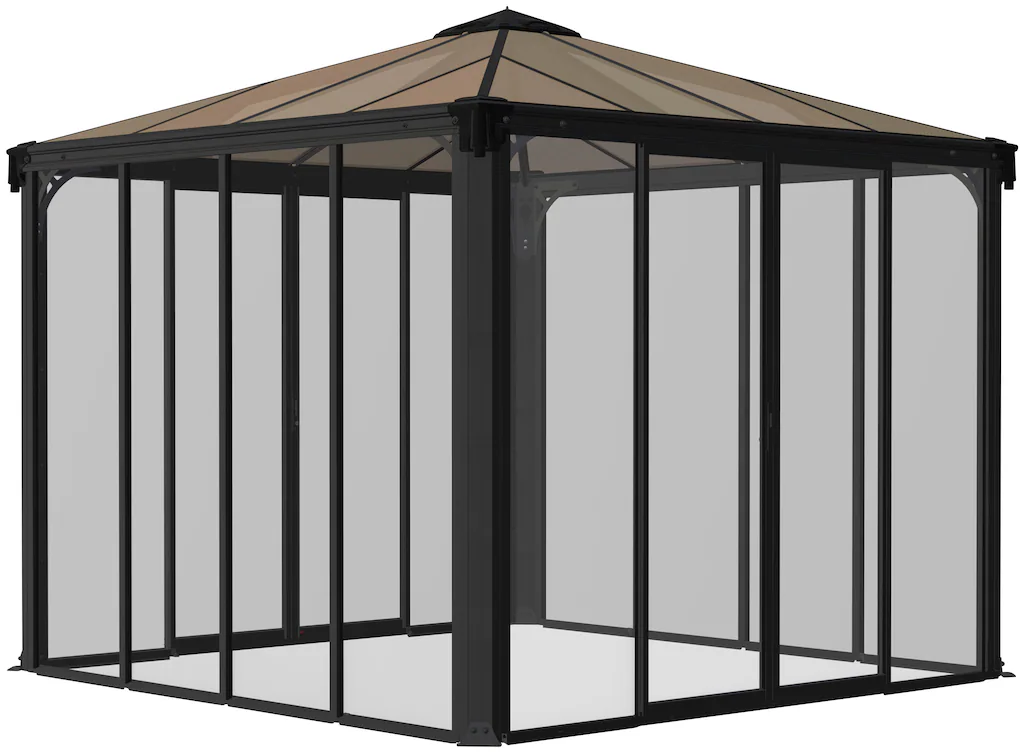 Palram - Canopia Pavillon "Ledro 3000", (Set), BxT: 295x295 cm günstig online kaufen