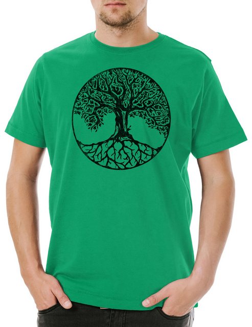 Urban Backwoods Print-Shirt Yggdrasil VII Herren T-Shirt Arsen Celtic Irmin günstig online kaufen