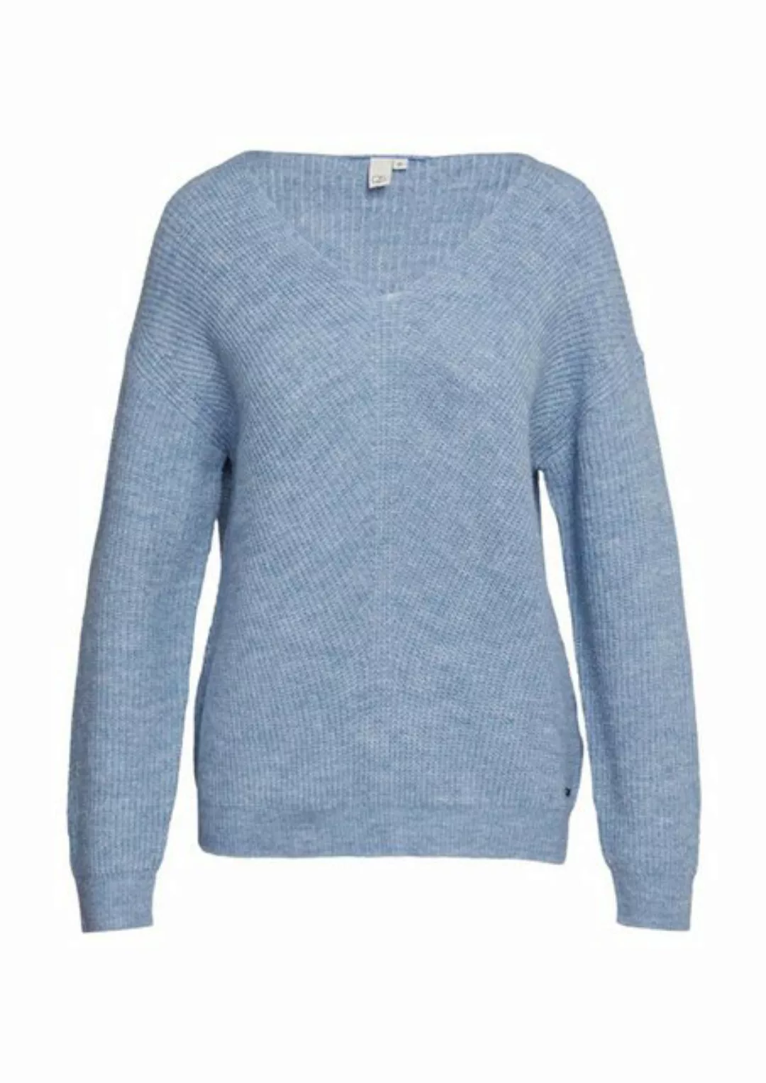 QS Strickpullover in Melange Optik günstig online kaufen