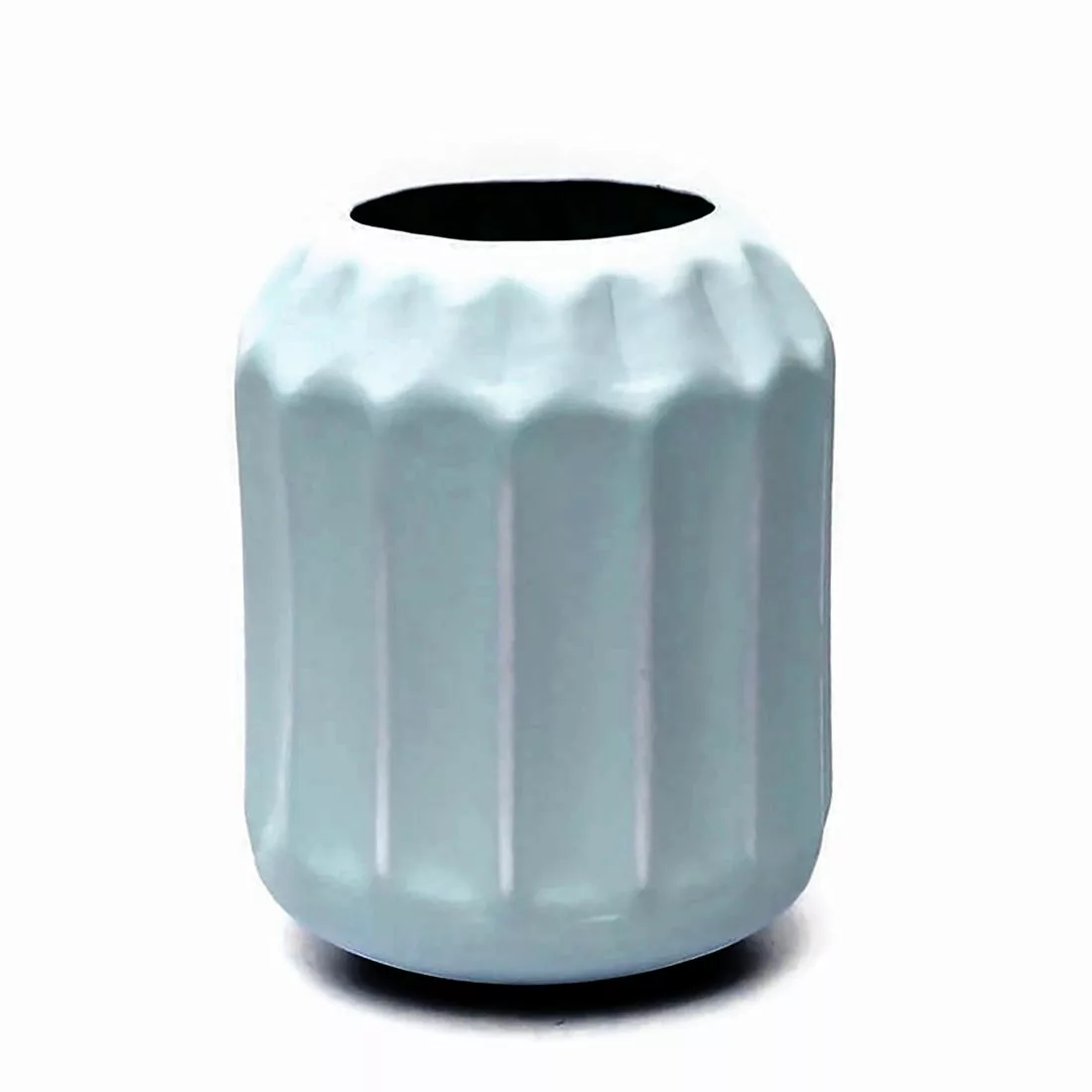 home24 Kayoom Vase Vani Mint Eisen 12x12x18 cm (BxHxT) illuminantsType günstig online kaufen