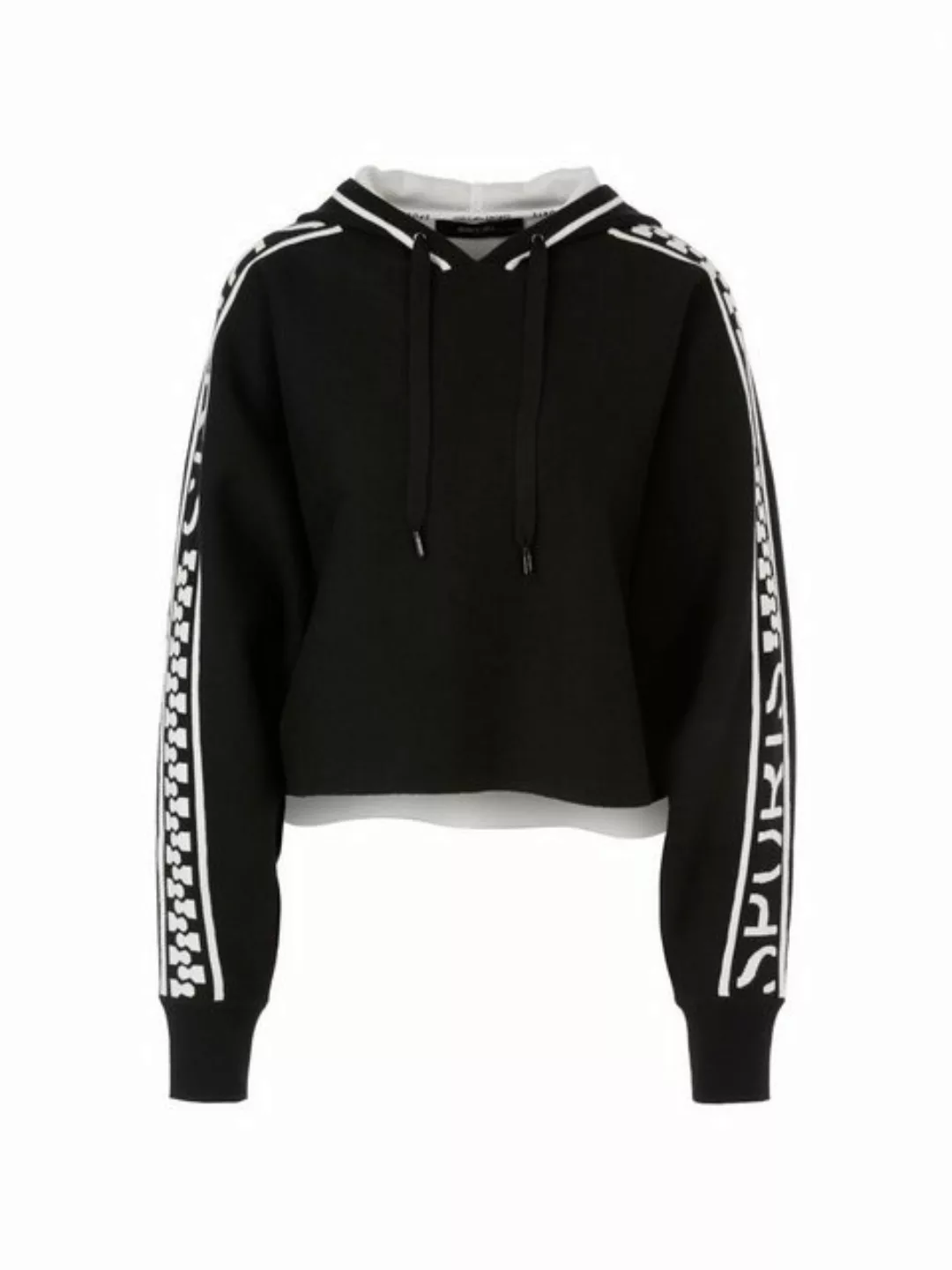Marc Cain Sweatshirt Pullover, black and white günstig online kaufen