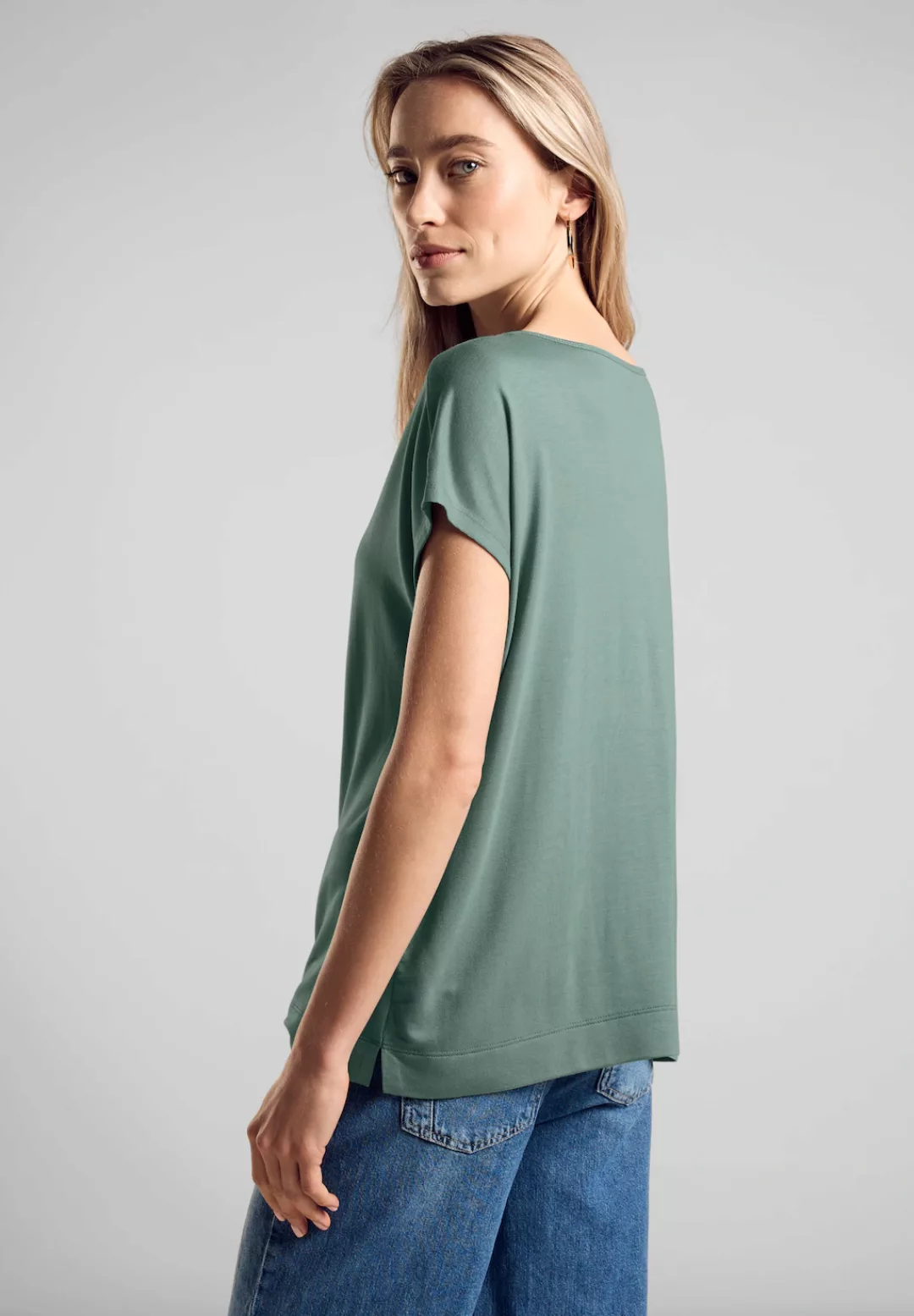 STREET ONE Shirttop mit Frontprint günstig online kaufen