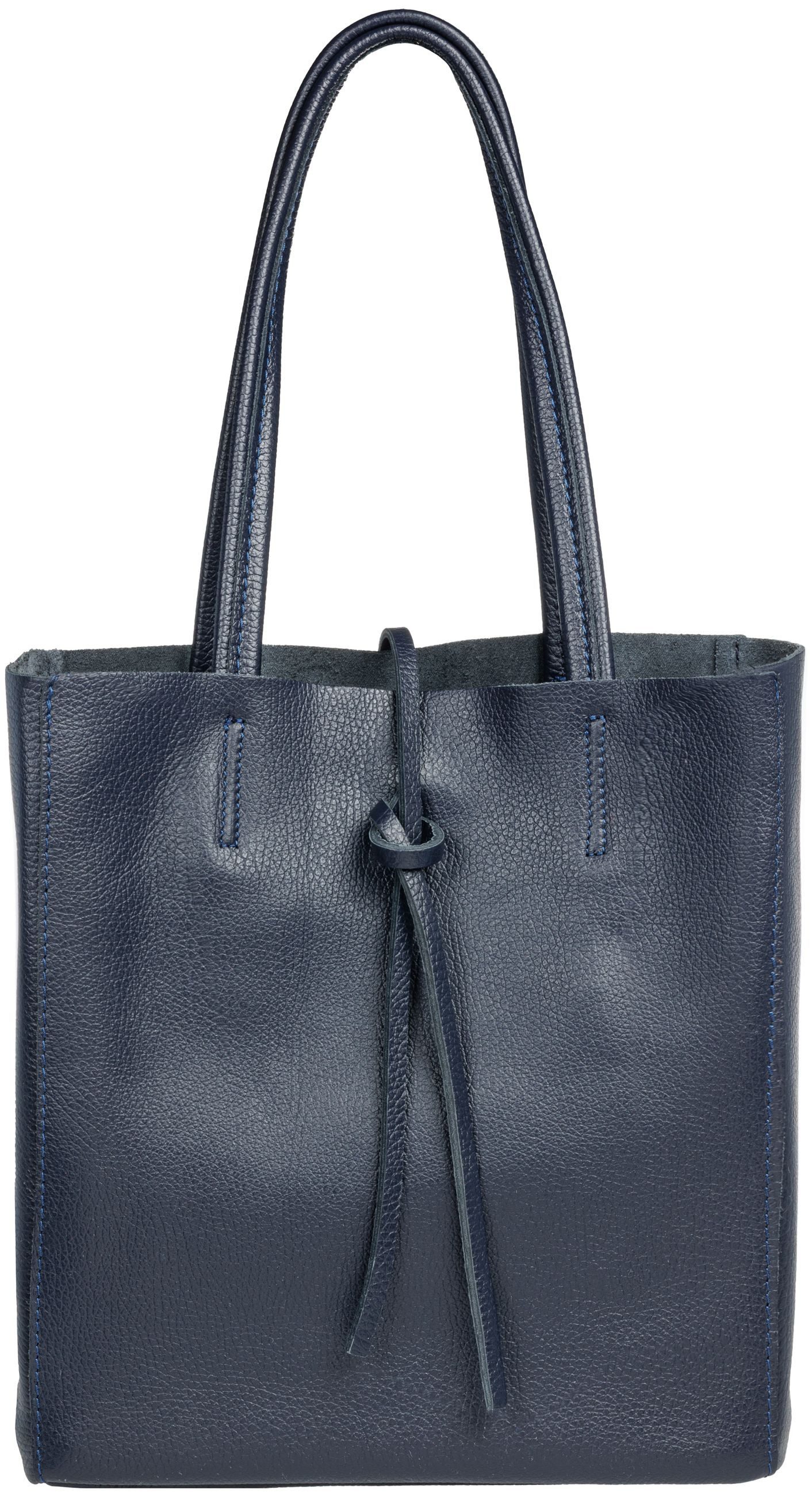 Caspar Schultertasche Mittelgroße Leder Shopper Damen günstig online kaufen