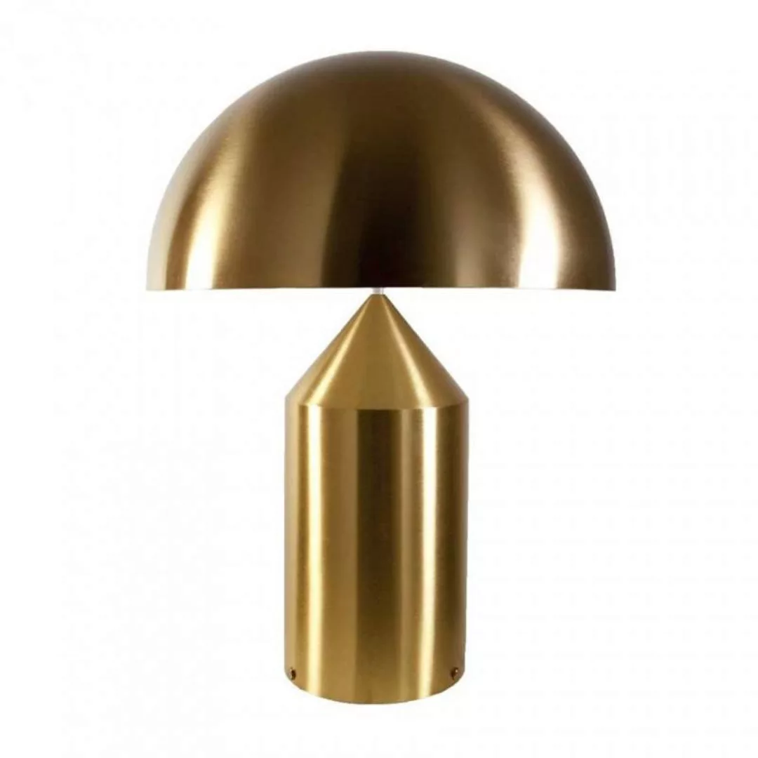 Oluce - Atollo 233 Tischleuchte gold - gold/Innenseite weiß RAL9003/H x Ø 7 günstig online kaufen