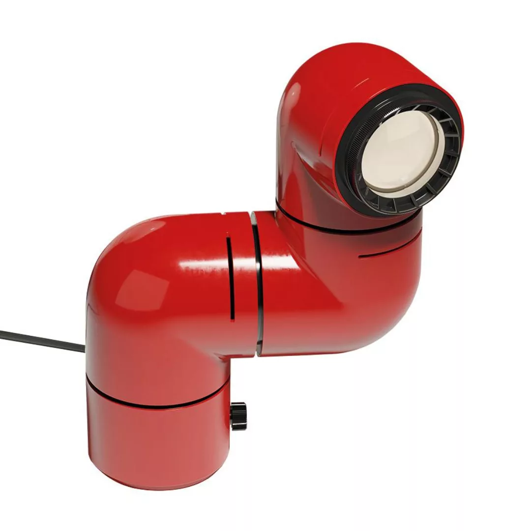 Santa + Cole - Tatu LED Tisch-/Wandleuchte - rot/glänzend/LxBxH 20,5x8x25cm günstig online kaufen