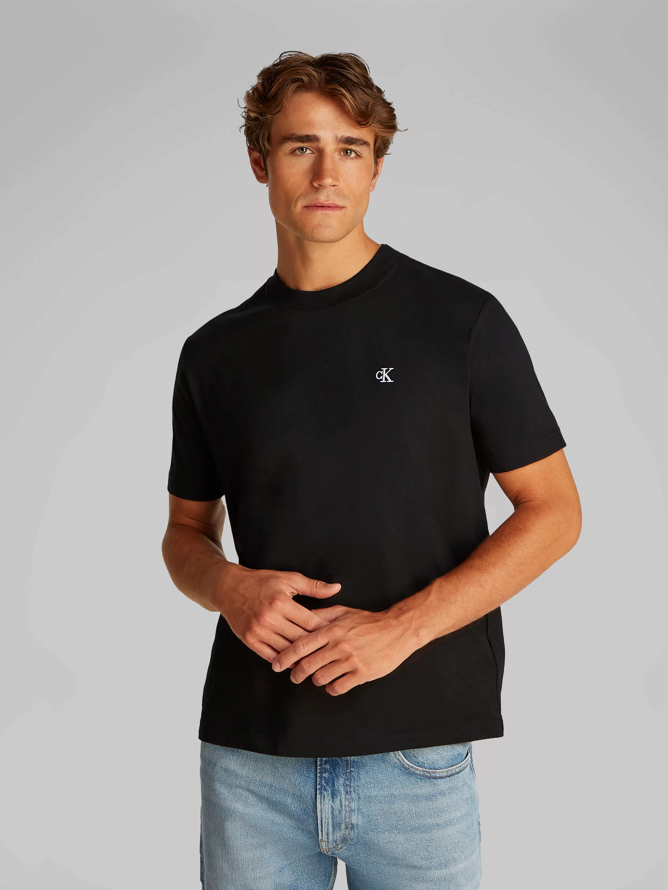 Calvin Klein Jeans T-Shirt "SERIF FONT GRAPHIC TEE", mit großem Logo am Rüc günstig online kaufen