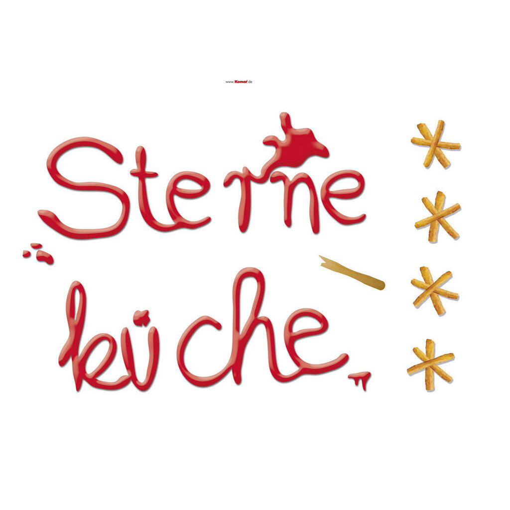 Komar Wandtattoo Sterneküche  Sterneküche B/L: ca. 50x70 cm günstig online kaufen