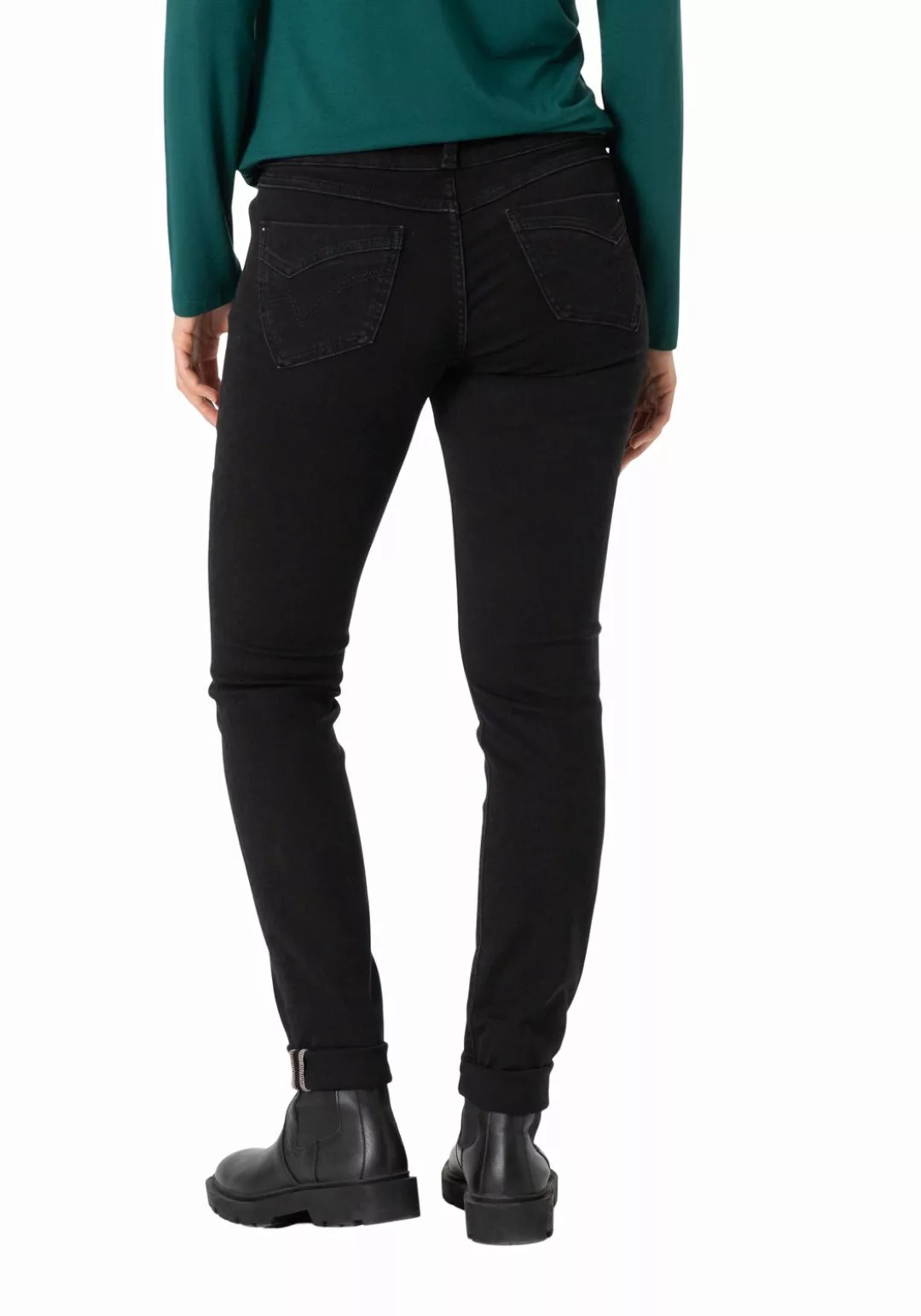 TIMEZONE Damen Jeans SLIM ENAYTZ - Slim Fit - Schwarz - Verry Black Wash günstig online kaufen