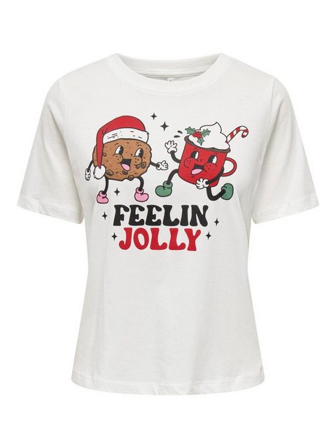 ONLY T-Shirt ONLROSIE LIFE S/S TOP BOX XMAS JRS günstig online kaufen