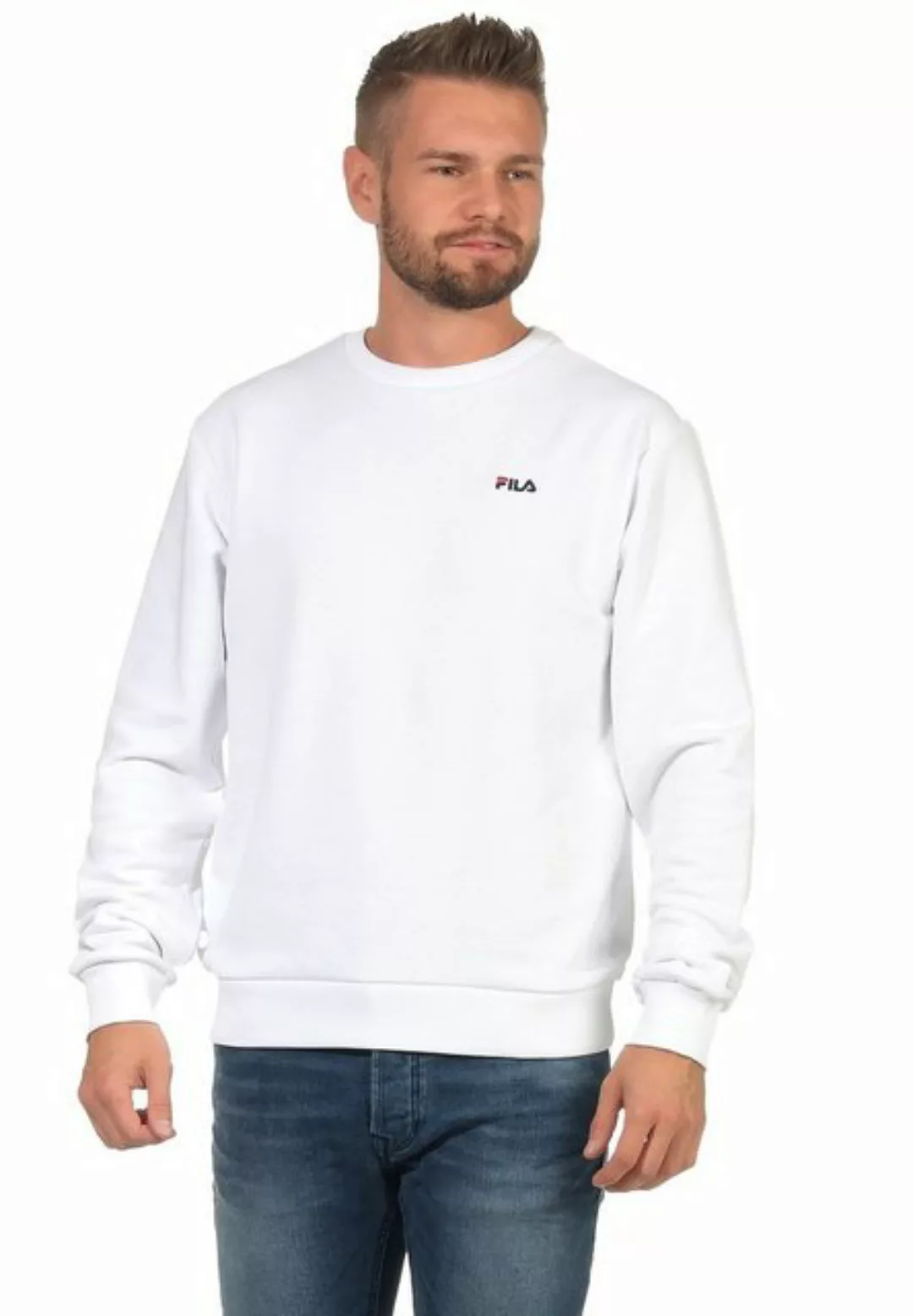 Fila Sweater Fila Sweater Herren EFIM CREW SWEAT 688164 Weiss M67 Bright Wh günstig online kaufen